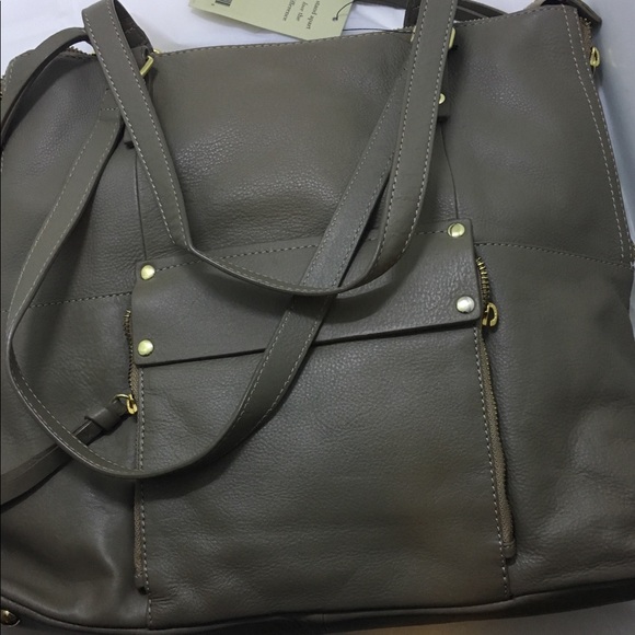 Authentic NWT Kobs Tote In Taupe - Picture 2 of 4